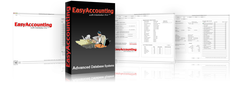 Standard Edition of EasyAccounting with FileMaker Pro